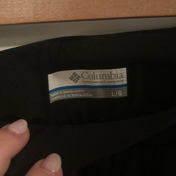 Columbia Black Stretch Athletic Women’s Pants Size L - Picture 2 of 6